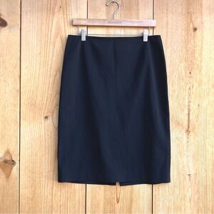 Lafayette 148 Cotton Blend Straight Skirt Sz 10